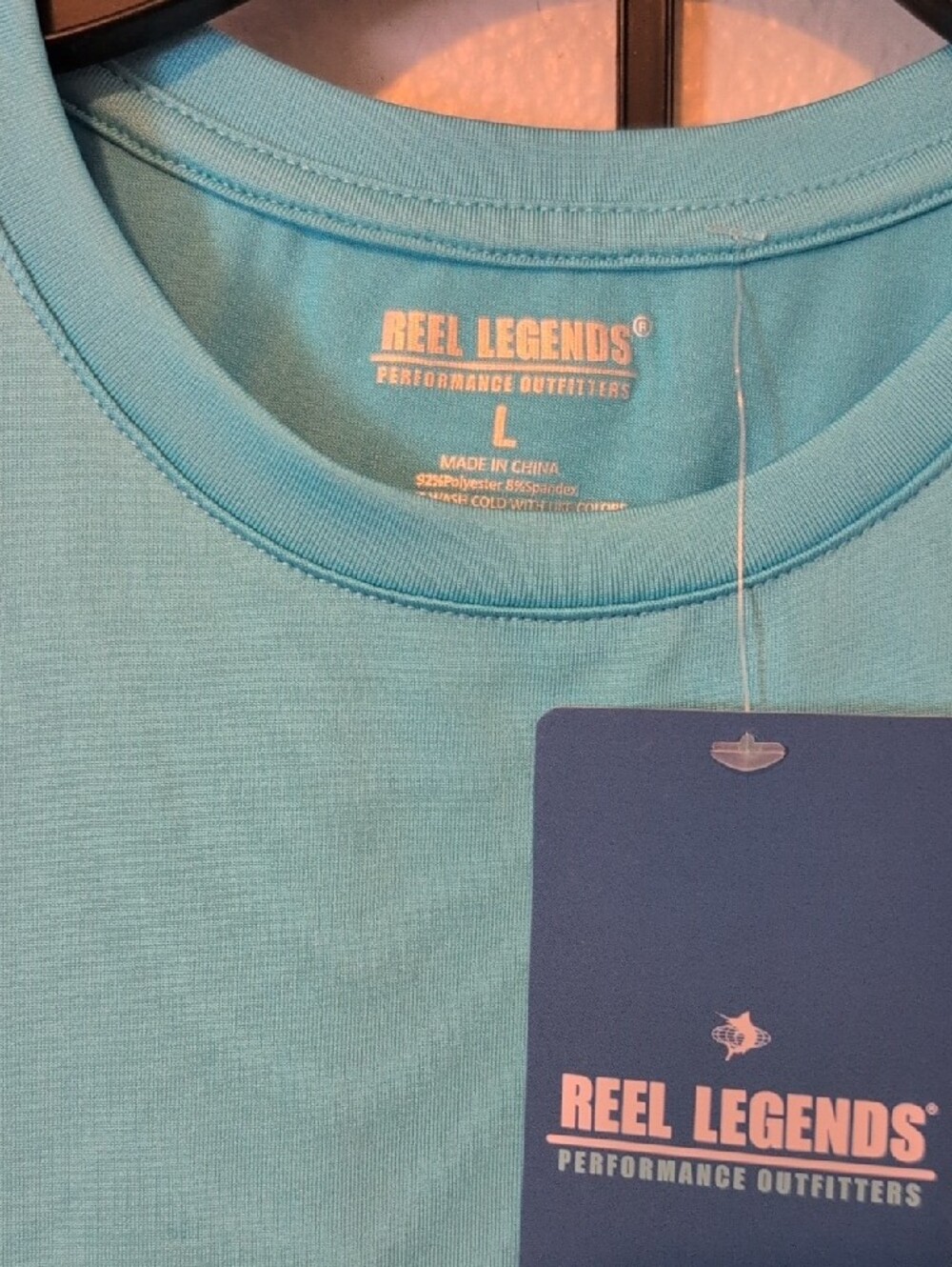 Reel Legends Girls' Aqua Ruffle Sleeve Two-Piece Tank Set Brand New - Picture 3 of 5
